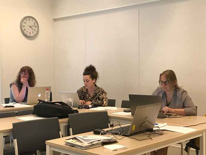 Deelnemers aan de workshop van Rijksmuseum en Kröller-Müller Museum. Foto: Sanneke Stigter