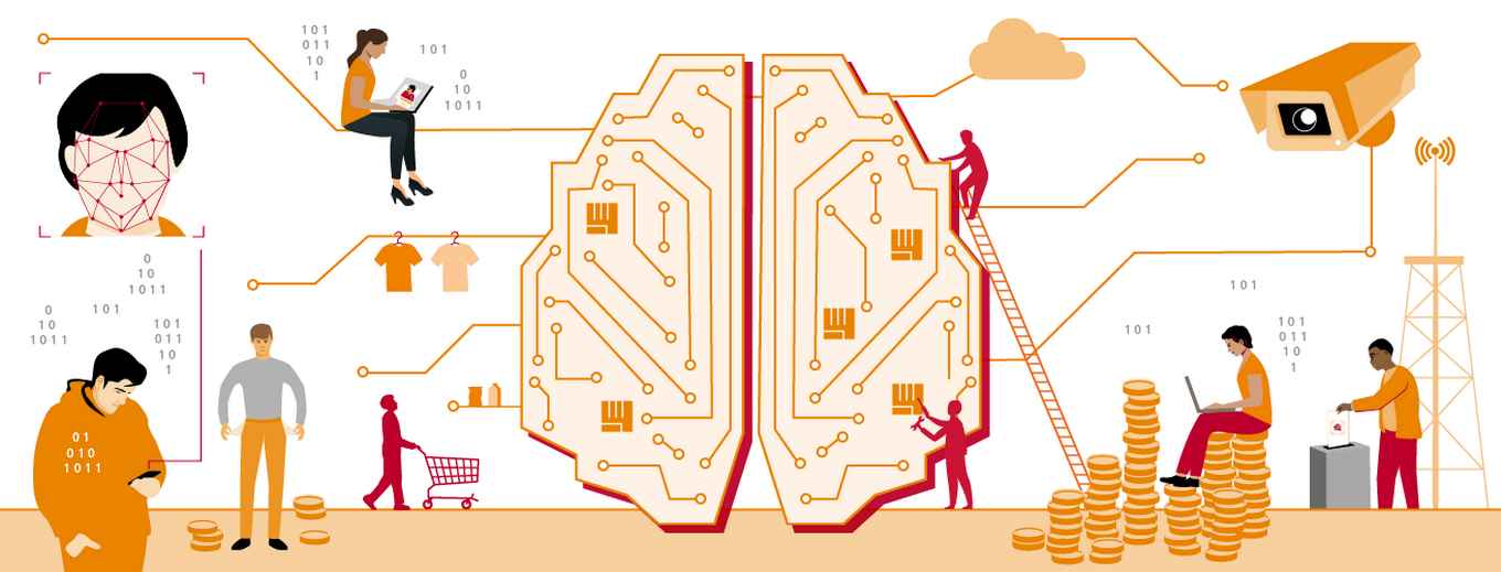 Infographic die de thematische focus van CiSAI weergeeft