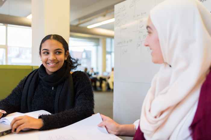 Students at University Quarter