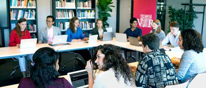 Law students in a workshop