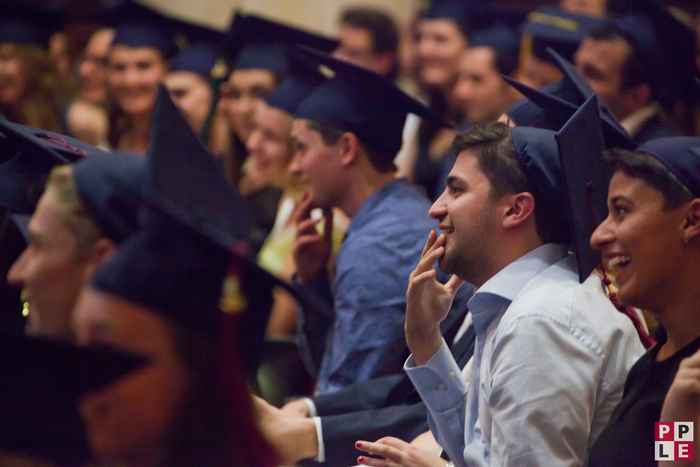 Students during their Graduation Ceremony