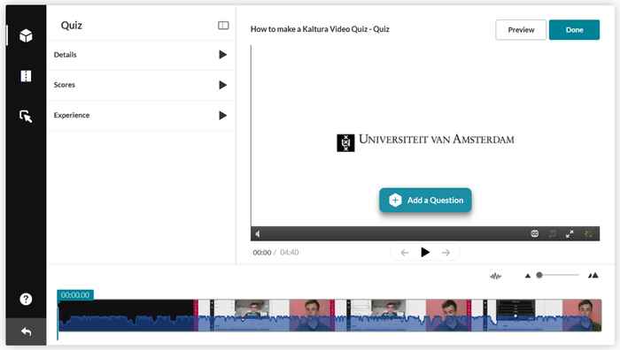 Quiz editor