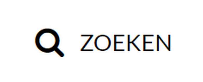 Afbeelding van het vergrootglas waarmee je kunt zoeken in Kaltura.