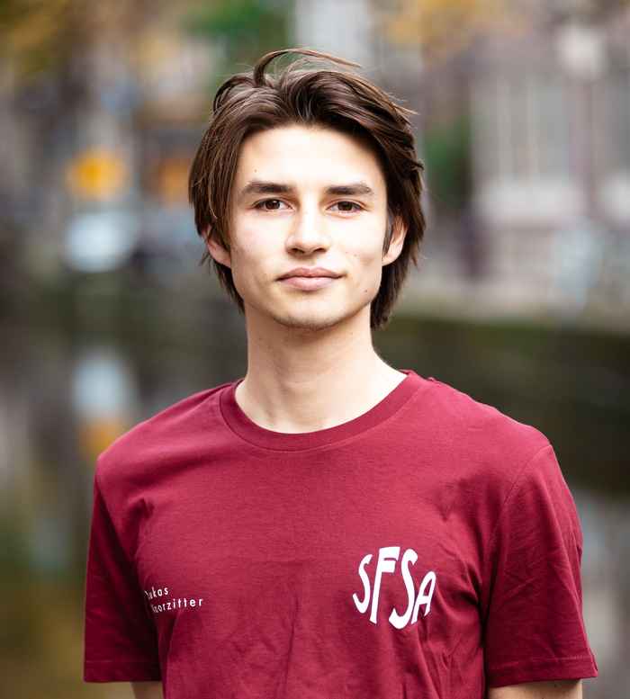 Lukas de Ruiter, student Future Planet Studies