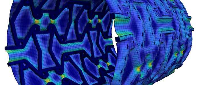 Auxetic opening