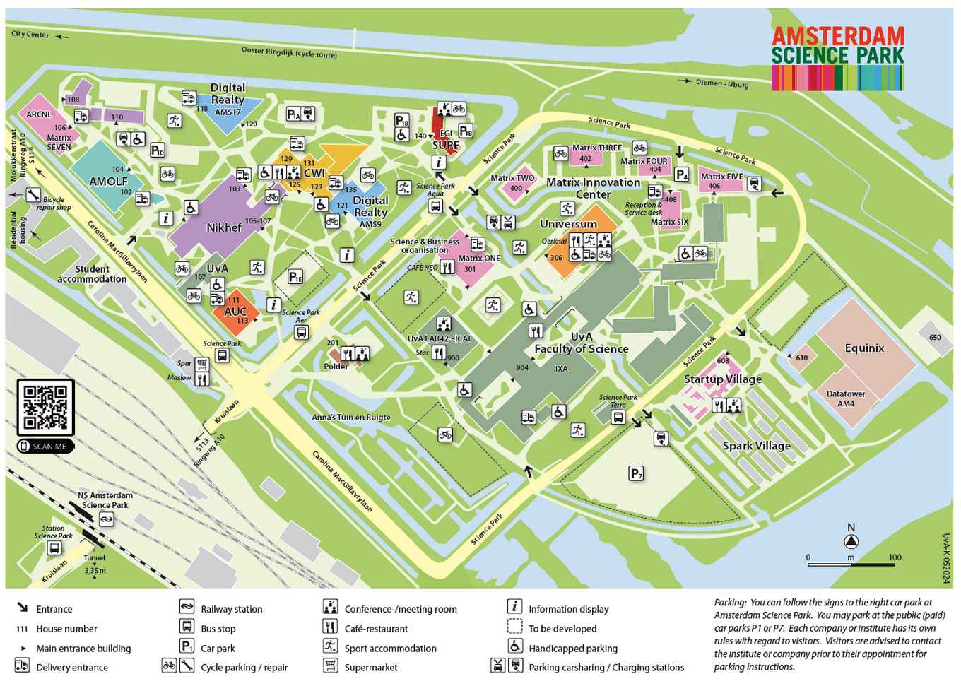 Plattegrond Amsterdam Science Park