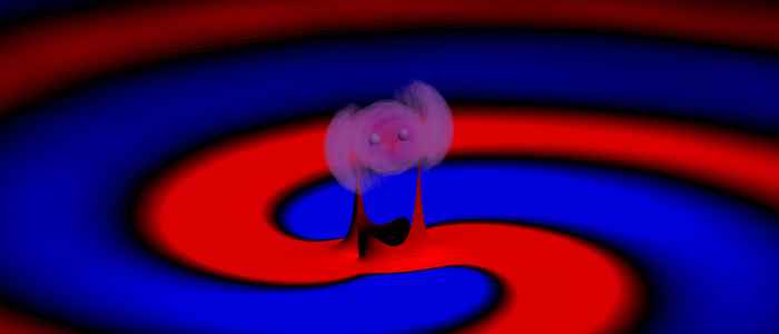 When two black holes merge in an environment that contains dark matter, this has a clear effect on the outgoing gravitational waves.